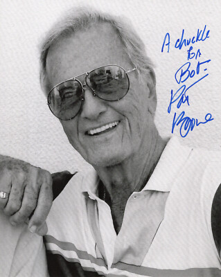 PAT BOONE HAND SIGNED 8x10 PHOTO+COA          LEGENDARY SINGER         TO BOB