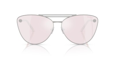 NEW VE2267 1000/7V VERSACE SUNGLASSES SILVER PINK VE2267 10007V Versace VE 2267 Silver/Silver Pink Mirrored (1000/7V  main image 4