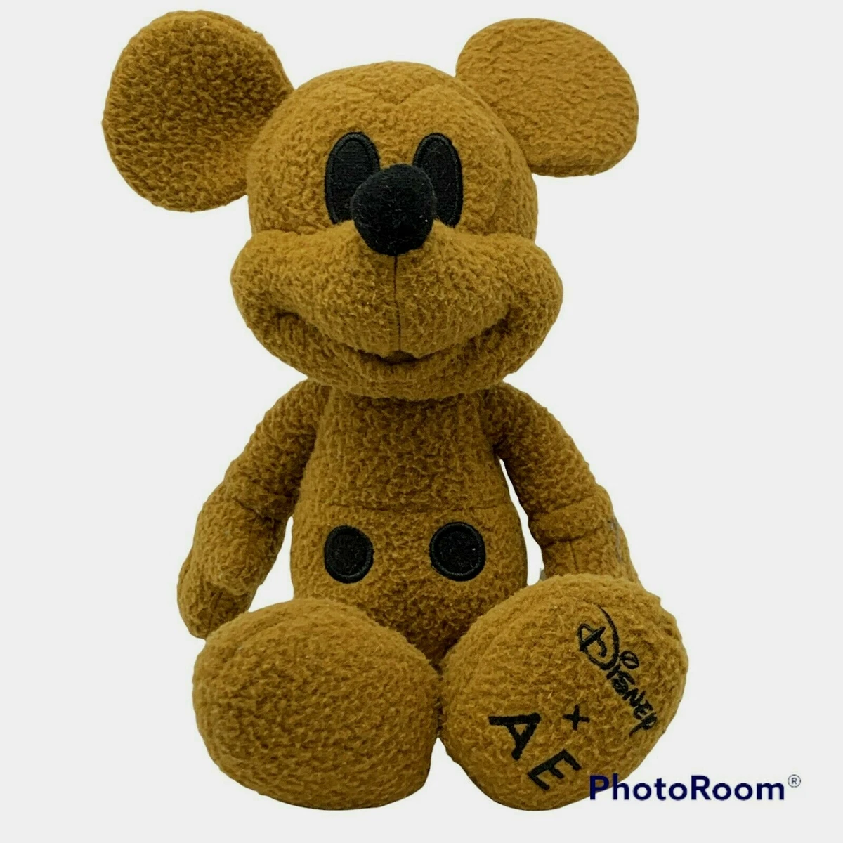 DISNEY X AE AMERICAN EAGLE Brown Mickey Mouse 13 Plush Special Edition