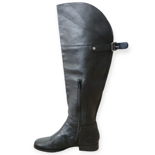 $250 New NATURALIZER July Leather Over The Knee Riding Boots US 6 Wide Calf - Picture 4 of 11