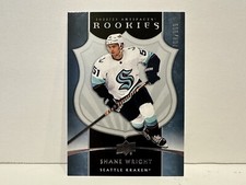2022-23 Upper Deck Artifacts Rookies #3 SHANE WRIGHT /999 Seattle Kraken RARE!