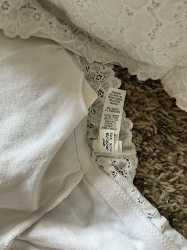 Aerie Bralette Plus Size XXL White Halter Style VGUC Padded - Picture 10 of 12