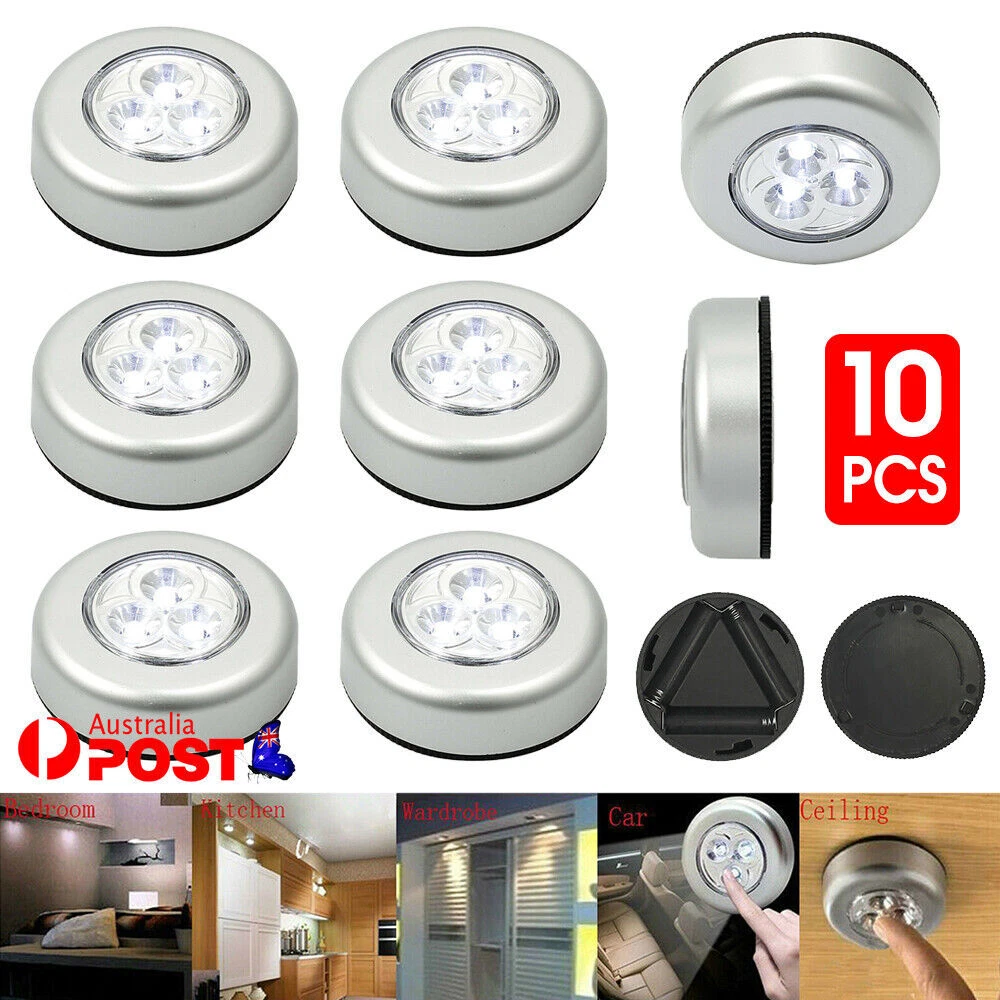 Battery powered sale led touch light