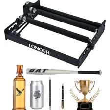 LONGER Laser Rotary Roller 6-200mm Adjustable For Laser Engraver Engraving M2I9