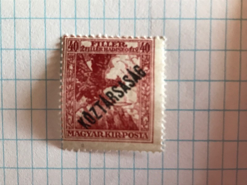 Vintage Hungary Overprint Stamps SC # B Semi-Postal Series Lot Of 5 Stamps B-21