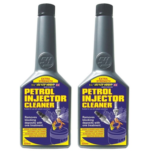 2 x Silverhook Car Petrol Injector Fuel System Cleaner Additive Extra