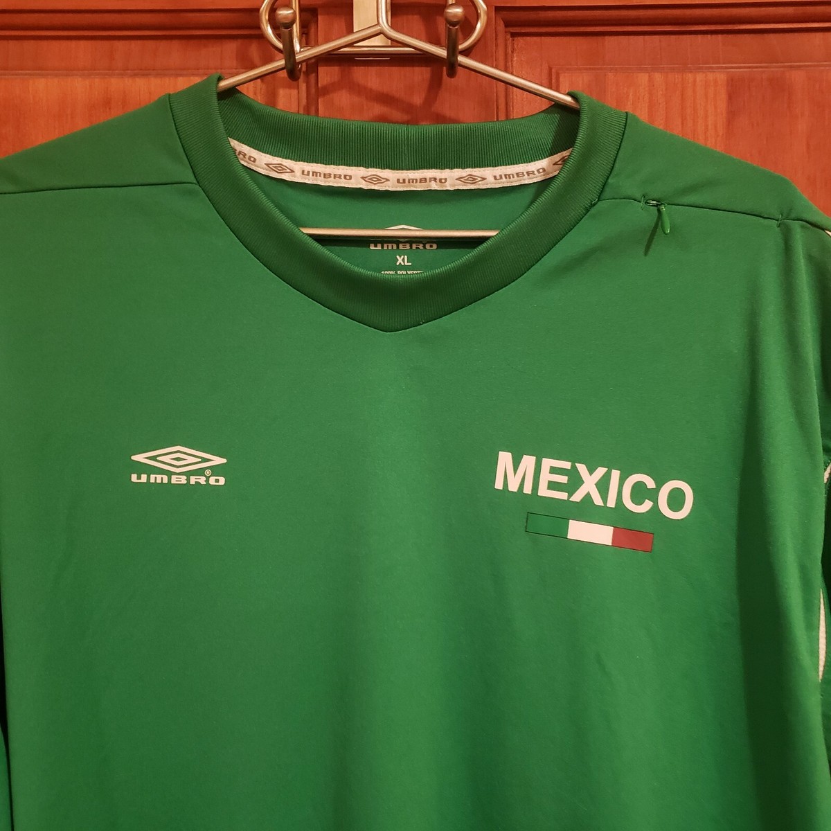 UMBRO メキシコ代表 サッカーシャツ Umbro Mexico Futbol Soccer Jersey Shirt Black Mens Size