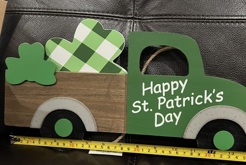 Happy St Patrick's day home Decor St Patrick’s Day Car Lucky Clover Car Truck - Picture 2 of 4