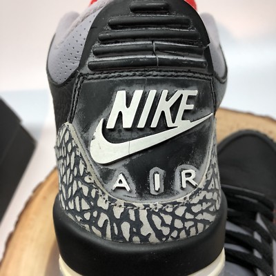 Size 9.5 - Air Jordan 3 Retro 2001 Black Cement for sale Size 9.5 - Air Jordan 3 Retro 2001 Black Cement for sale