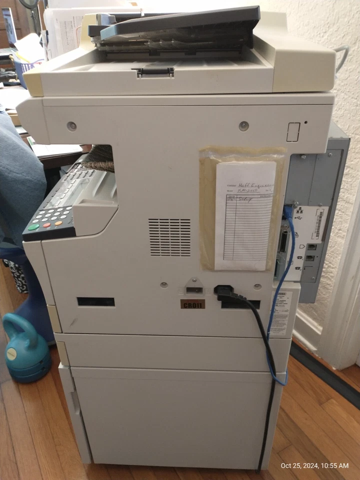 Kyocera Printer KM-2050 with Cabinet Stand (SOLD OUTSIDE OF EBAY) - Image 3 of 4