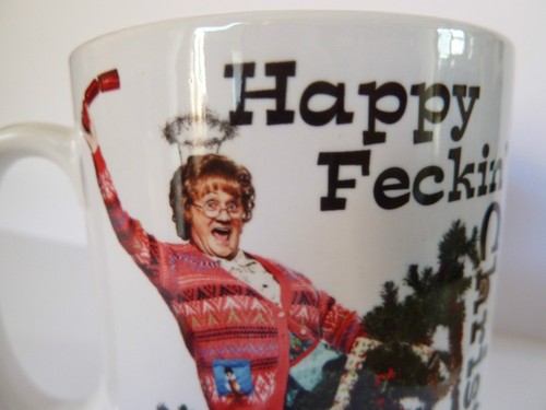 Mrs Browns Niños Happy Feckin Navidad Navidad Navidad Secreto Santa Regalo Regalo Taza Taza - Imagen 4 de 4