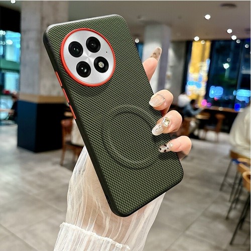 For OnePlus 13 13R, Shockproof Magnetic Hybrid Armor Leather Soft Cover Case - 第 4/15 張圖片