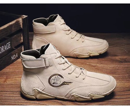 High Quality Men's Suede Ankle Boots Casual Shoes Comfortable Loafers Sneakers - Picture 16 of 24