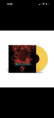 STRANGER THINGS SEASON 5 VINYL YELLOW MARBLE LP NETFLIX LIMITED /2500 - PRESALE