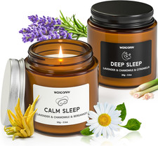 Soy Candle Gift Set 2-Pack - Aromatherapy for Relaxing and Sleep