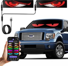 Devil Eyes Light for Cars,Flexible Scrolling Programmable LED Signs,Led Eyes for