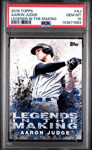 2018 Topps Aaron Judge #AJ Legends in the Making PSA 10 🔥