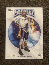 Topps 2025 WWE Exalted Angelo Dawkins #52 Serial Numbered 003/150 Card