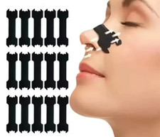20PCS Black Nasal Strips Extra Strength Nose Strips Sleep Breathing Support