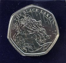 2024 The Black Lake BU 50p Fifty Pence Coin Brilliant Uncirculated