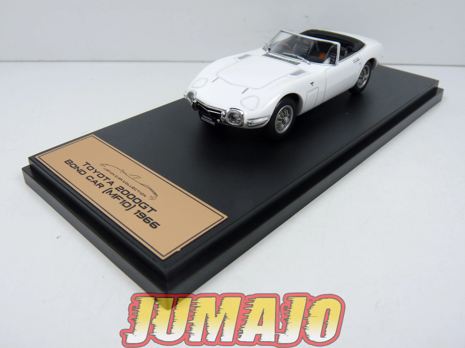Toyota 2000GT Bond Car 1/43 miniature pour compléter votre vitrine JPL802