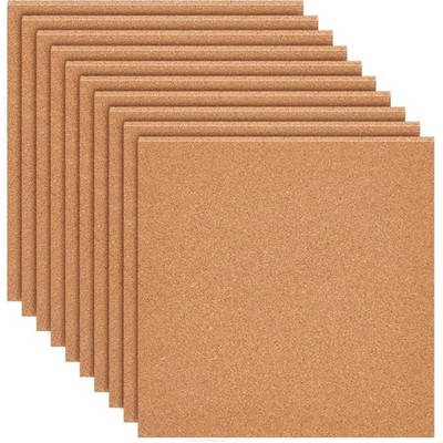 Korkplatten 8 Pack 300x300 mm 3 mm Korkfliesen quadratisch
