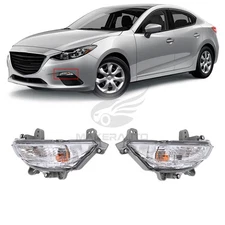 2pcs For Mazda 3 Sport 2014-2016 Turn Signal Lights Fog Lights Left＆Right Side