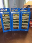 (3) Vintage 1995 Hot Wheels - 60's Muscle Cars 5 Car Gift Pack #13503