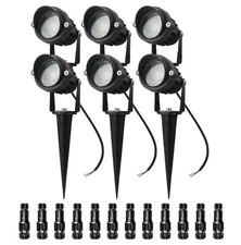 Low Voltage Landscape Lights Outdoor LED Landscape Lighting with Connectors 5...
