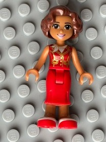 Lego Friends 41101 Minifigure Susan frnd0117 Grand Hotel Worker Red Suit