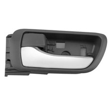 Interior Door Handle Front Rear Left Driver Side with Door Lock Button Chrome