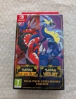 Nintendo Switch Pokemon Scarlet & Violet Dual Pack Double GOLD Steelbook Edition