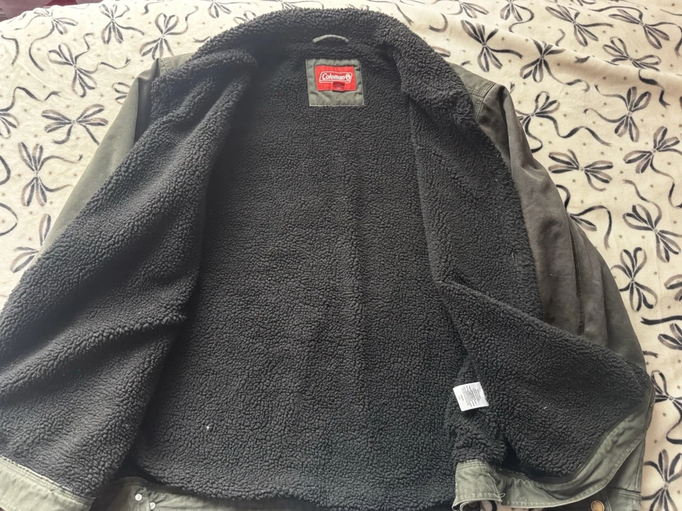 Chaqueta de camionero Coleman al aire libre forrada de lana para hombre XXL Foto 2 de 4
