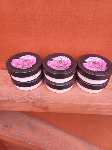 6x The Body Shop British Rose Instant Glow Body Butter 50ml Clearance Job Lot - Picture 1 of 2