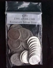 Lot of 25 Roosevelt Silver Dime Coins