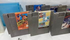 85 Nintendo Entertainment System NES-001 Original Console 10 Games Complete Lot