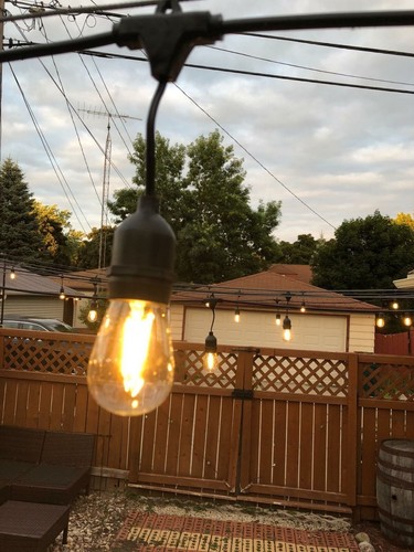 15M HEAVY DUTY FESTOON E27 IP65 WATERPROOF LED OUTDOOR GARDEN STRING LIGHTS 50FT - Picture 10 of 20
