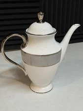 Lenox Mellinnea Coffee Pot with Lid Vintage Millennium Edition 2000 Bone China
