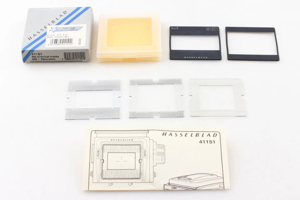[COMO NUEVO en CAJA] Juego de Máscaras de Formato Hasselblad 41151 Panorama 6x3 6x4.5 de JAPÓN Foto 3 de 4