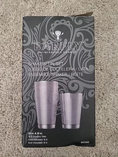 Mercer Culinary M37200 Barfly 28 oz Diamond Lattice Etched Cocktail Shaker Set