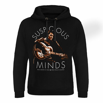 Officially Licensed Elvis Presley - Suspicious Minds Epic Hoodie S-XXL Sizes