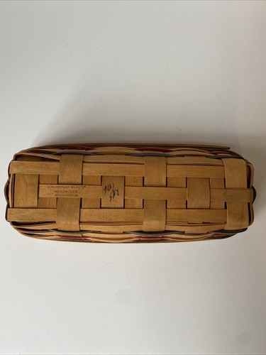 1996 Longaberger Bread Basket W/ Red Green - Picture 6 of 8