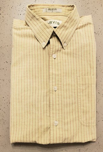 Orvis Button Down Shirt Long Sleeve Pocket Outdoor Sports Casual Men's Size L - Bild 8 von 8