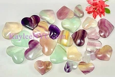 Wholesale Lot 1 Lb Natural Candy Fluorite Crystal Heart Healing Energy