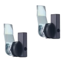 2pcs Black T-Handle Thumb Cam Locks Non-Locking Cabinet Latch Mailbox RV