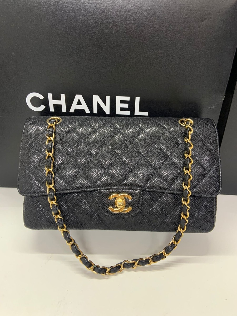 CHANEL cf25 shoulder bag black | eBay