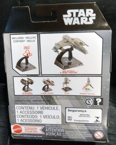 Star Wars E-Wing New Republic Hot Wheels Selects starship - Picture 2 of 2