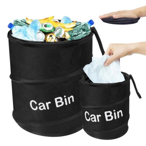 pop-up car Trash can One Big One Small with a Foldable Design Nylon Material ...