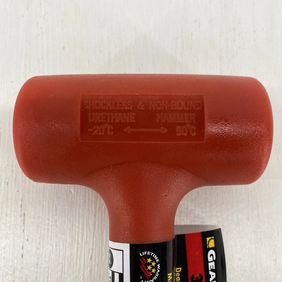 Llave de engranajes 33 oz poliuretano mazo martillo soplado muerto #82242 Foto 3 de 4