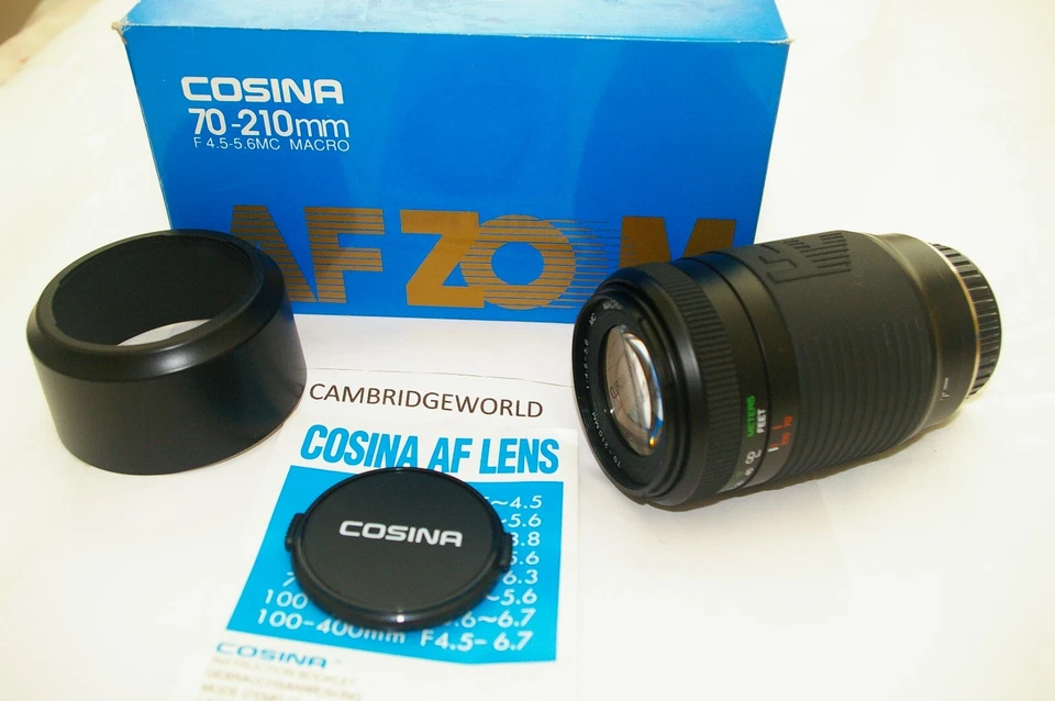 70-210mm F4.5-5.6 AF MACRO ZOOM Lens For Sony ALPHA Minolta maxxum by Cosina - Image 2 of 3